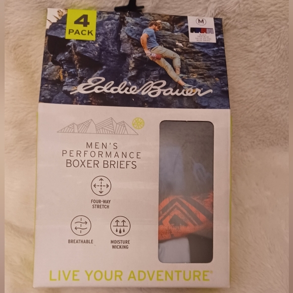 Eddie Bauer Underwear & Socks New 4 Pk Eddie Bauer Performance Mens